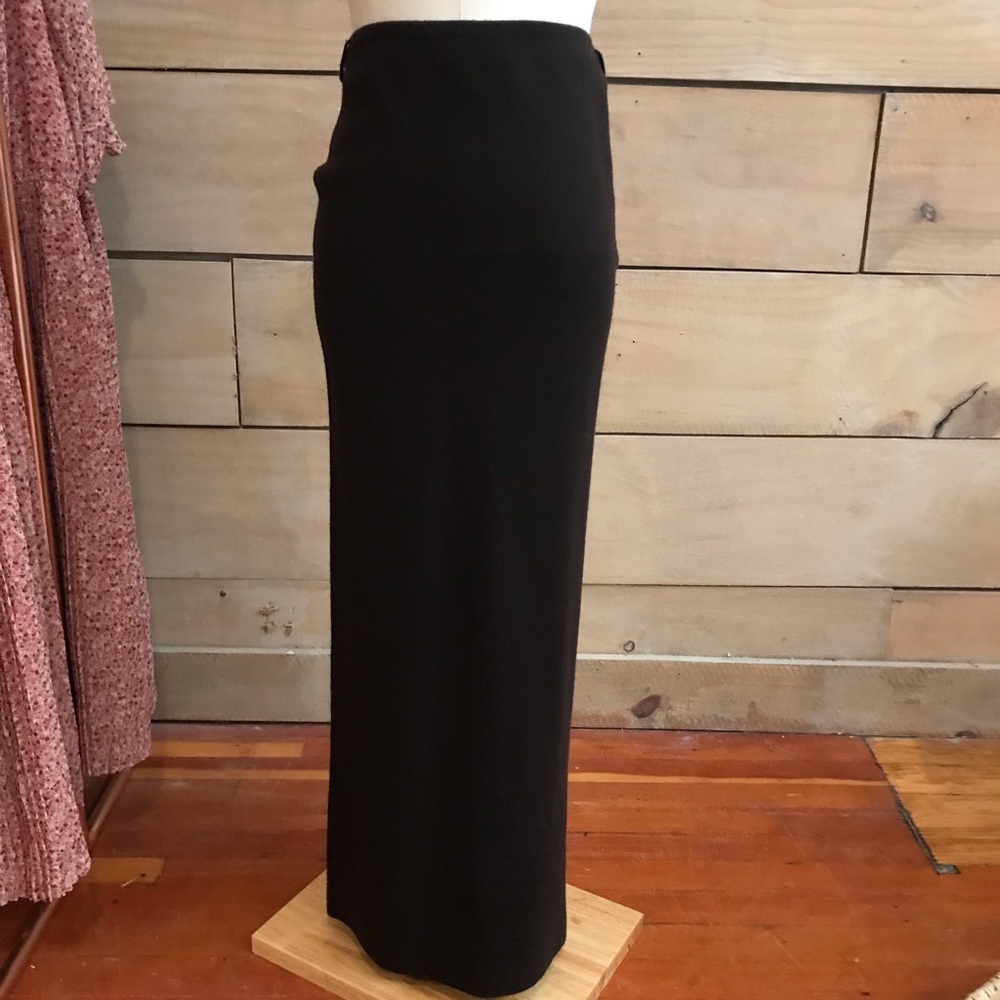 NICOLE FARHI Wool Maxi skirt